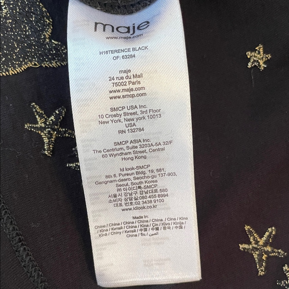 Maje embroidered tee - Picture 4 of 9